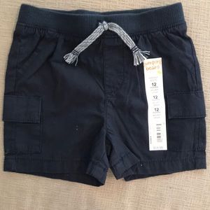 jumping Beans Infant Boys Navy Woven Shorts